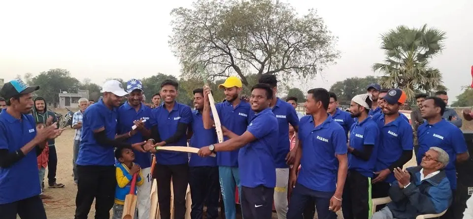 Cricket bat presentation