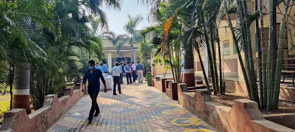 Path in garden campus