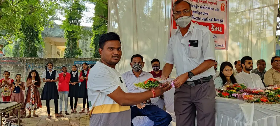 Medical camp felicitation