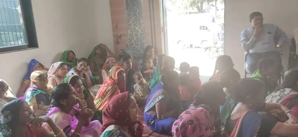 Women seated in room